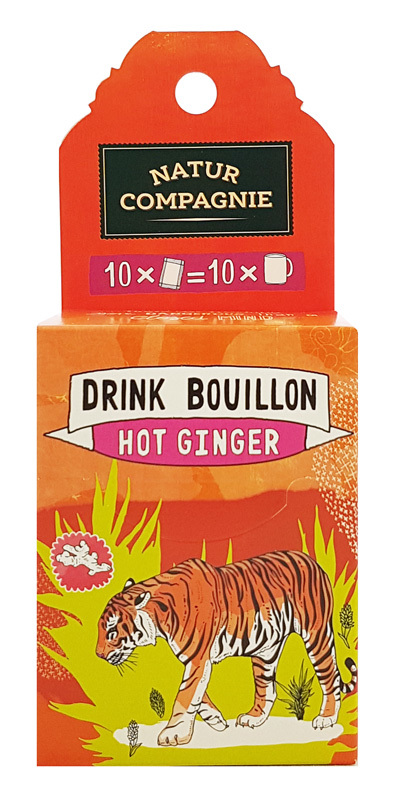 DRINK BOUILLON HOT GINGER (JENGIBRE) BIO 50 GR