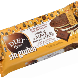 TORTITAS DE MAIZ CHOCOLATE  CON LECHE SIN GLUTEN 125 GR