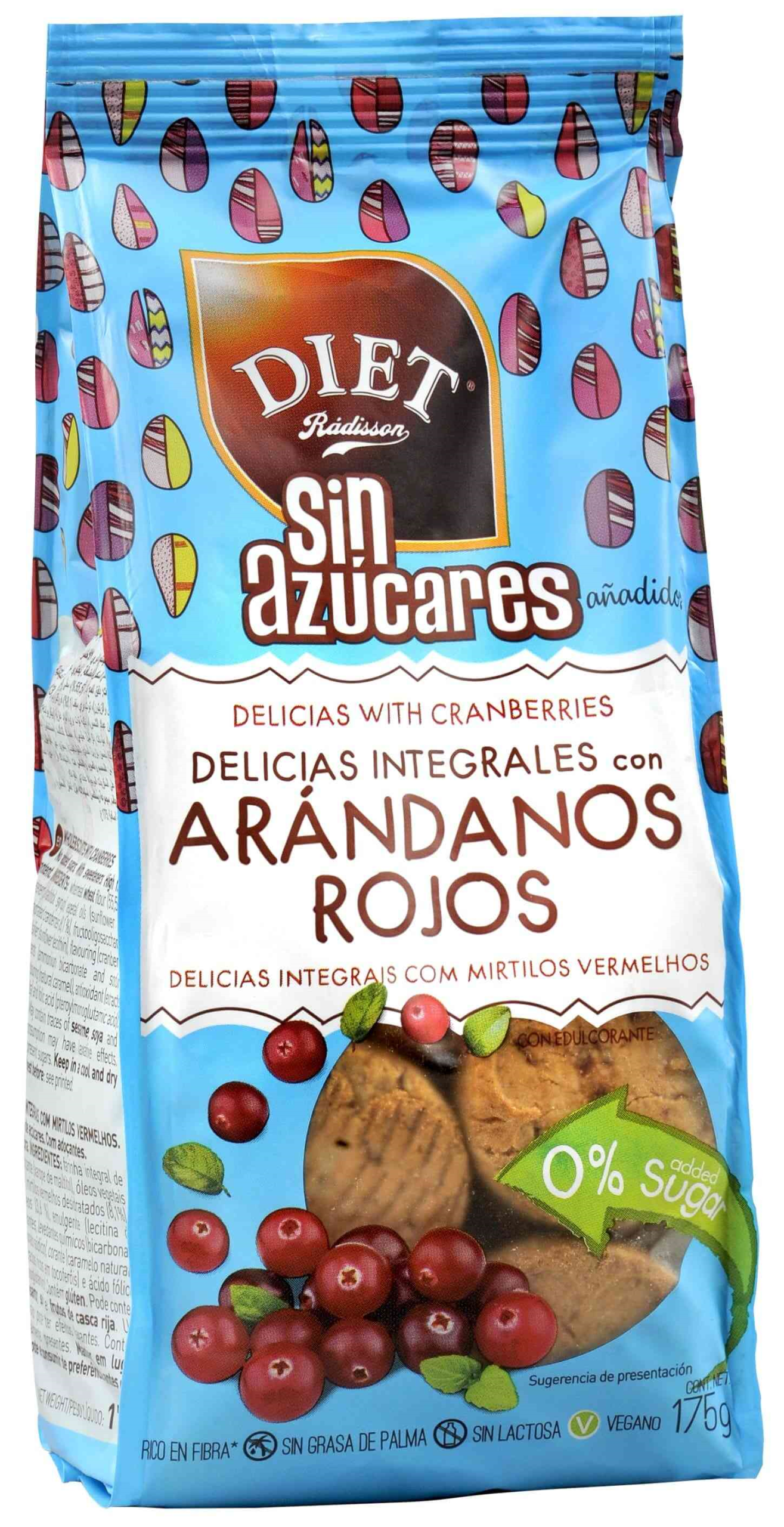 DELICIAS ARANDANOS S AZ 175 GR
