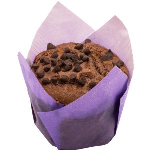 MUFFIN DE CACAO CON PEPITAS DE CHOCOLATE 85G (20 UND)