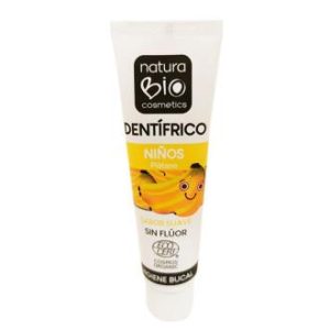 DENTIFRICO INFANTIL BANANA sem flúor 50ml.