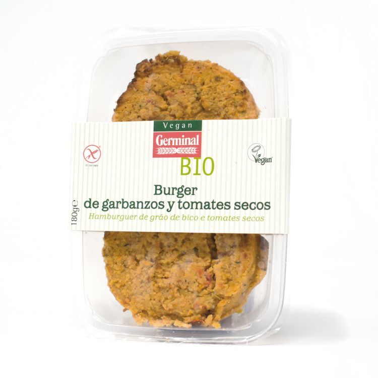 REFRIG BURGER DE TOMATES SECOS Y GARBANZOS SIN GLUTEN 180GR