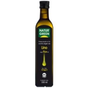 ÓLEO DE LINHAÇA 1ª pressão frio 500ml. BIO