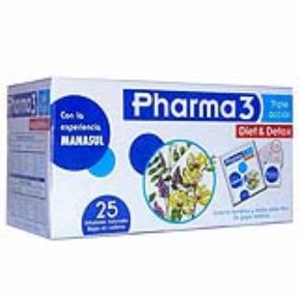 BIE3 PHARMA 3 DIET & DETOX infusão 25sbrs.