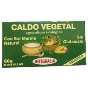 CALDO VEGETAL ECO com sal marinho natural 6pastilha