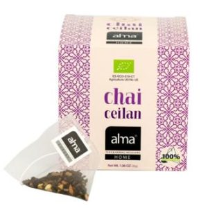 CHÁ CEILAN CHAI infusão 15piramides. ECO VEGAN