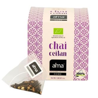CHÁ CEILAN CHAI infusão 15piramides. ECO VEGAN