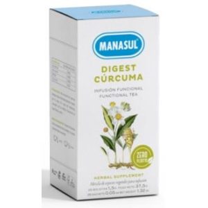 MANASUL digest curcuma infusão 25saquetas