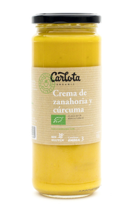 CREMA DE ZANAHORIA Y CURCUMA 450g