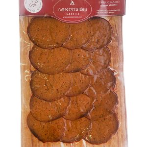 REFRIG LOMO NO EMBUCHADO (SEITAN, AJO, CEBOLLA, PIMENTON) 130 GRS COMPASIÓN