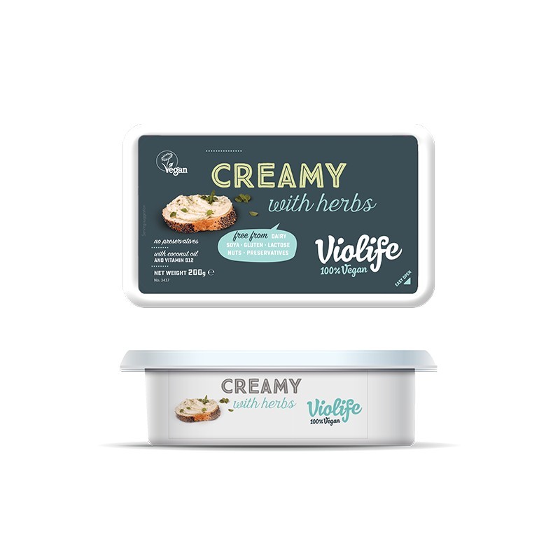 REFRIG QUESO UNTAR VIOLIFE CREMA FINAS HIERBAS 200 GR.