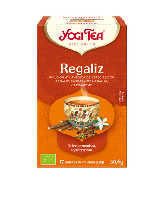 YOGI TEA REGALIZ BIO 17 BOLSITAS