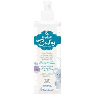 CHAMPÔ E GEL corporal suave BEBÉ 300ml.