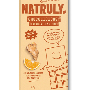 CHOLOLATE CON NARANJA Y JENGIBRE 85 G