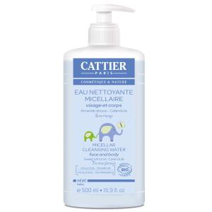 AGUA LIMPEZA MICELAR ROSTO E CORPO BEBÉ 500ml.