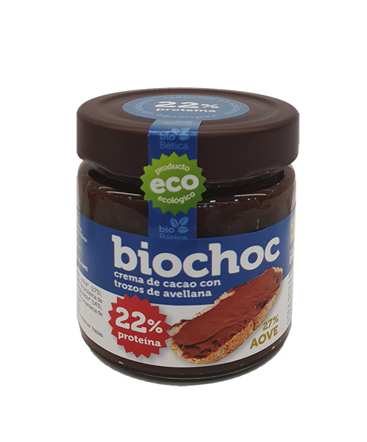 BIOCHOC AVELLANAS BIO 22%PROTEINA 200GR