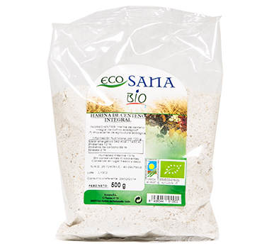 HARINA CENTENO BIO 500GR ECOSANA