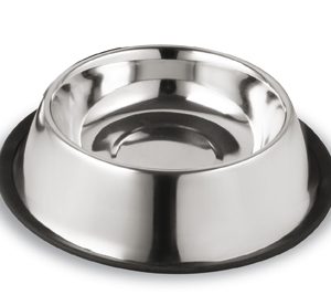 Plato perros y gatos inoxidable 20 cm de diámetro
