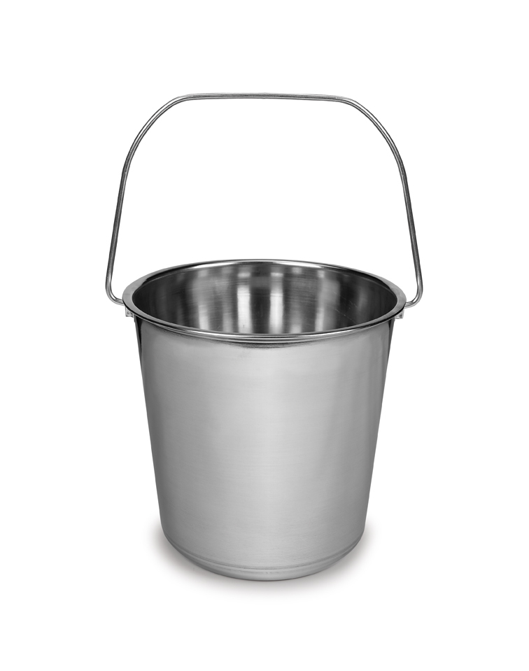 Cubo acero inoxidable - 8,5 litros.