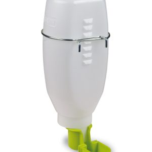 Bebedero con botella para aves de 2 litros