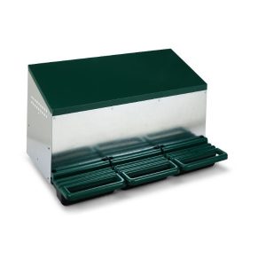 Ponedero 3 dptos. para exterior con fondo de plastico
