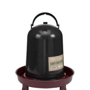 Bebedero aves eco reciclado 10 lts. con patas