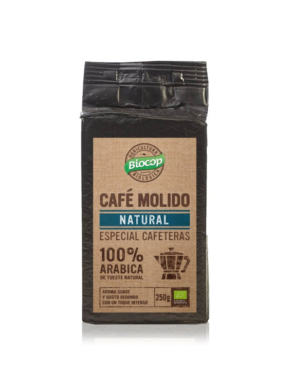 CAFE MOLIDO 100% ARABICA BIOCOP 250 g