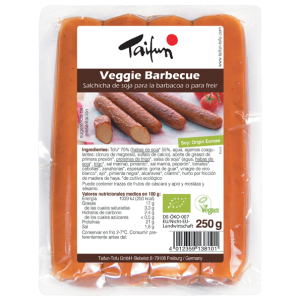 REFRIG SALCHICHAS VEGGIE BRATWURST SABOR BARBACOA BIO 250 g