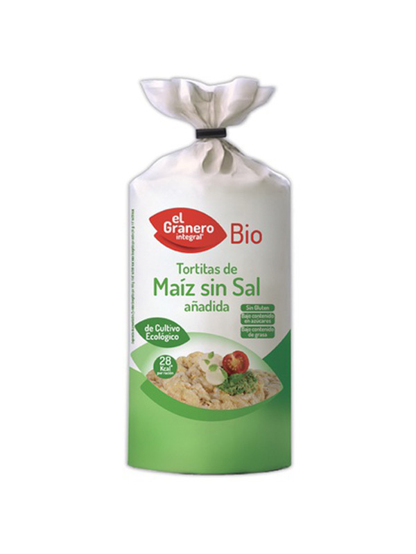 TORTITAS DE MAIZ SIN SAL AÑADIDA BIO 110 g