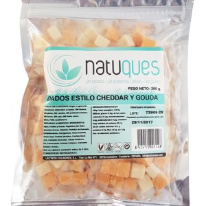 REFRIG DADOS QUESO ESTILO GOUDA Y CHEDDAR 200 GR