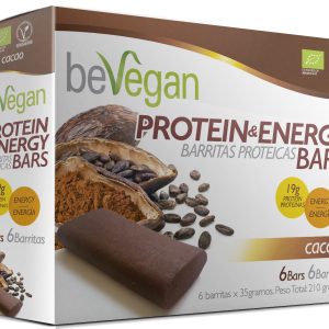 BEVEGAN BARRITAS BIO CACAO PROTEIN ENERGY(6x36 GR)