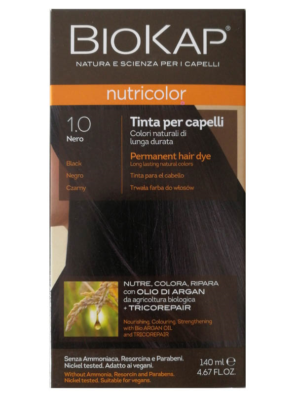 TINTE BIOKAP 1.0 NEGRO 140 ML