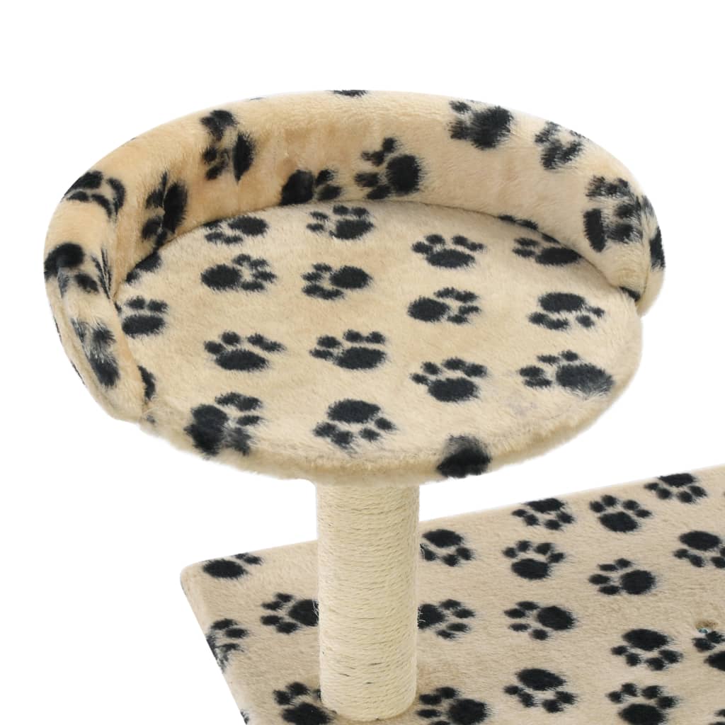 Árvore para gatos c/postes arranhadores sisal 95 cm bege - Image 4