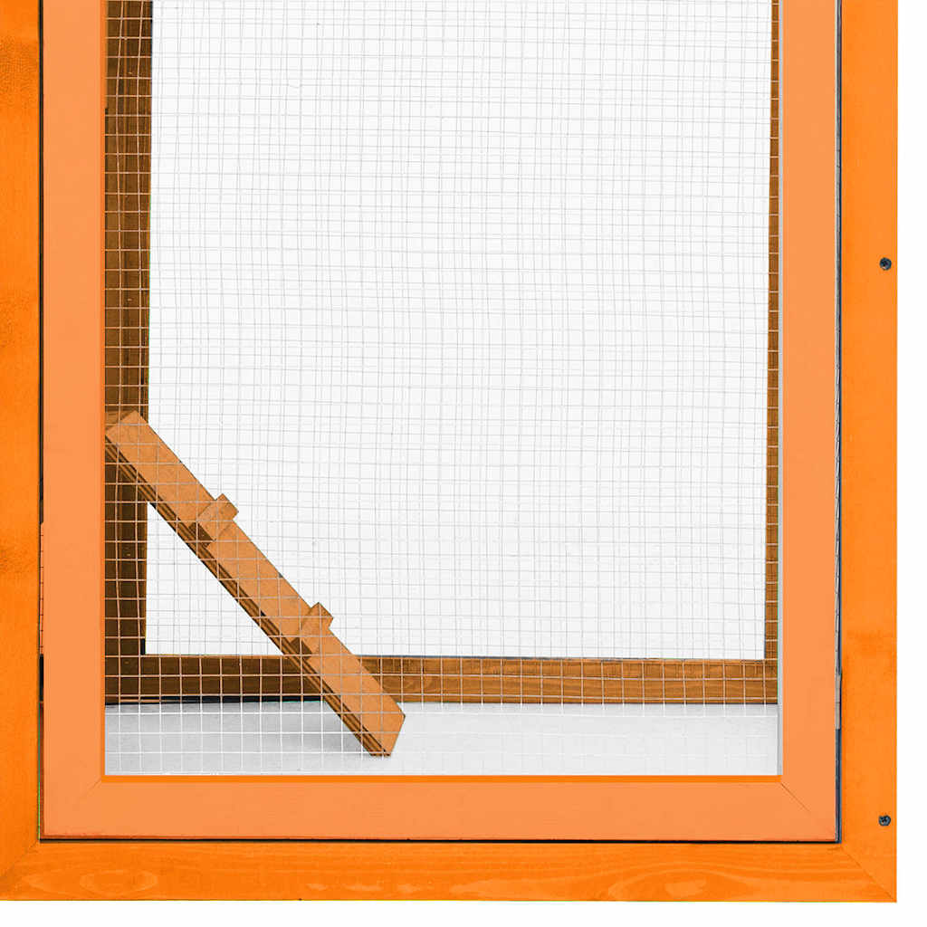 Galinheiro em madeira de pinho e abeto maciça 170x81x110 cm - Image 8