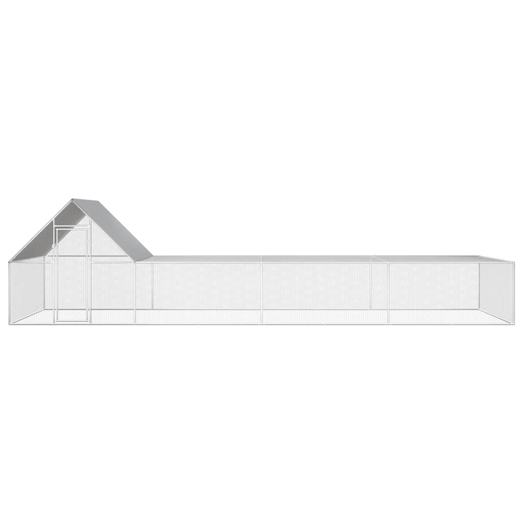 Galinheiro 8x2x2 m aço galvanizado - Image 3
