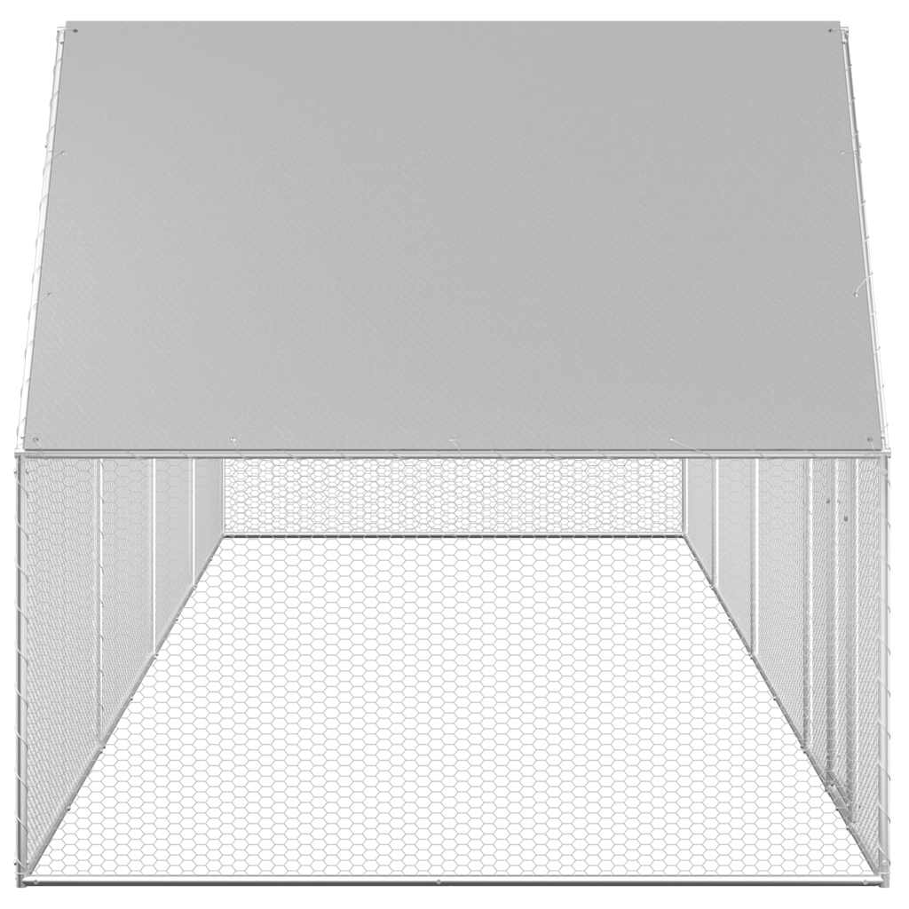 Galinheiro 8x2x2 m aço galvanizado - Image 4