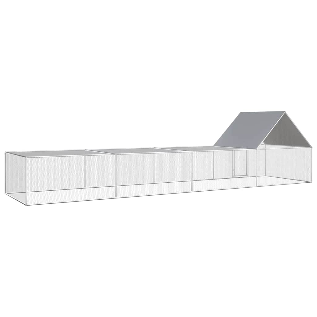 Galinheiro 8x2x2 m aço galvanizado - Image 5