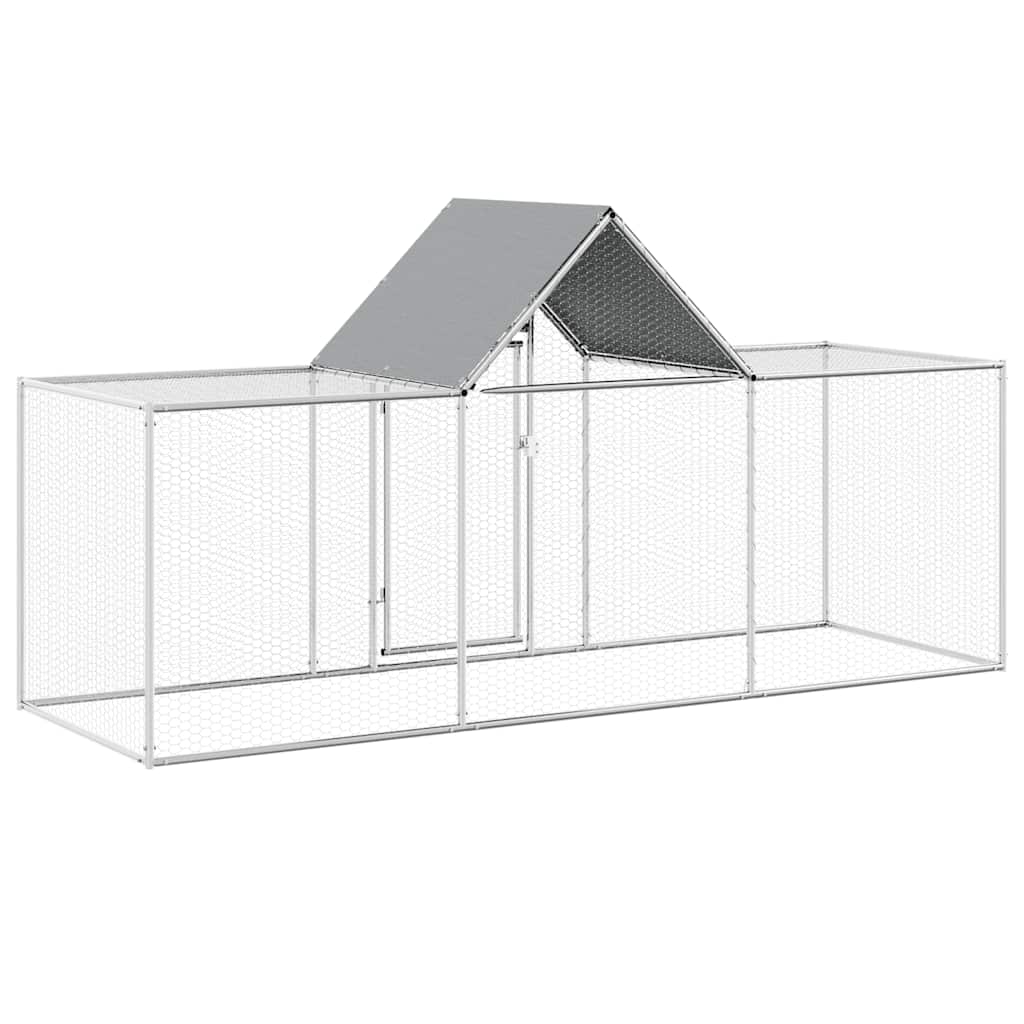 Galinheiro 3x1x1,5 m aço galvanizado - Image 4