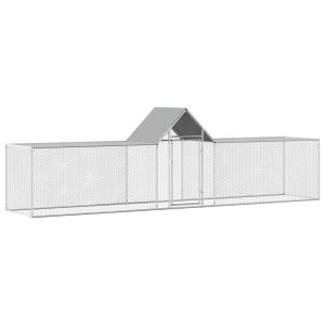 Galinheiro 5x1x1,5 m aço galvanizado