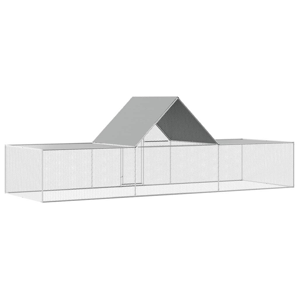 Galinheiro 6x2x2 m aço galvanizado - Image 4
