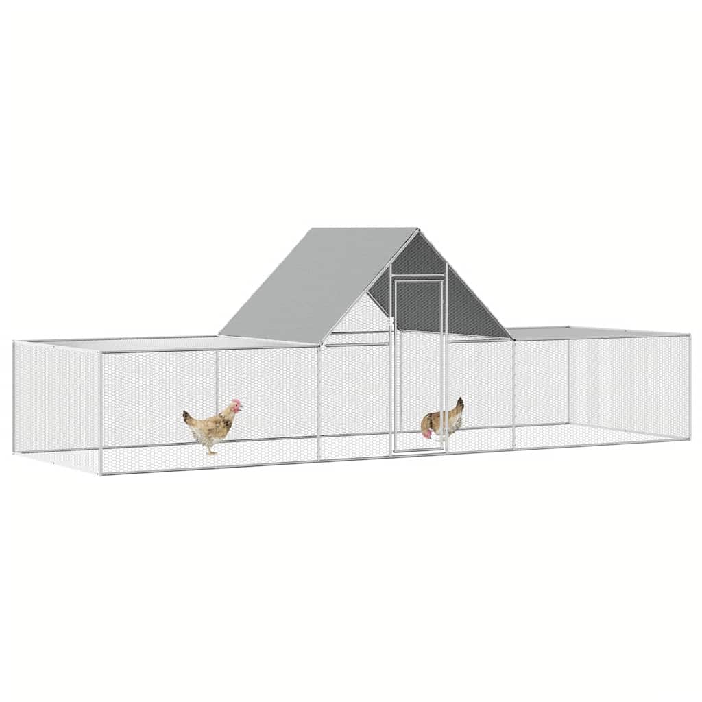 Galinheiro 6x2x2 m aço galvanizado - Image 5