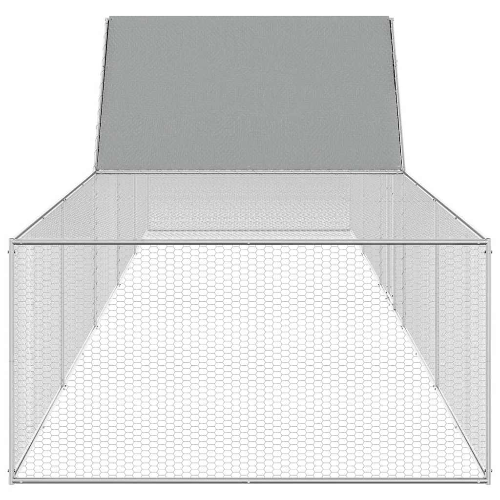 Galinheiro 10x2x2 m aço galvanizado - Image 3