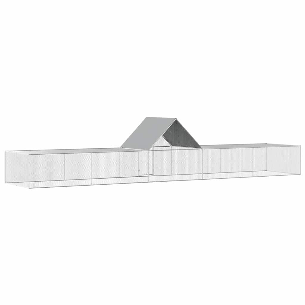 Galinheiro 10x2x2 m aço galvanizado - Image 4