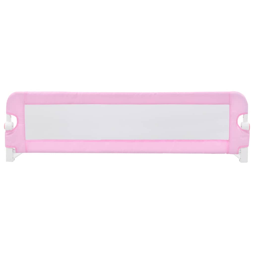 Barra de segurança p/ cama infantil 120x42cm poliéster rosa - Image 2
