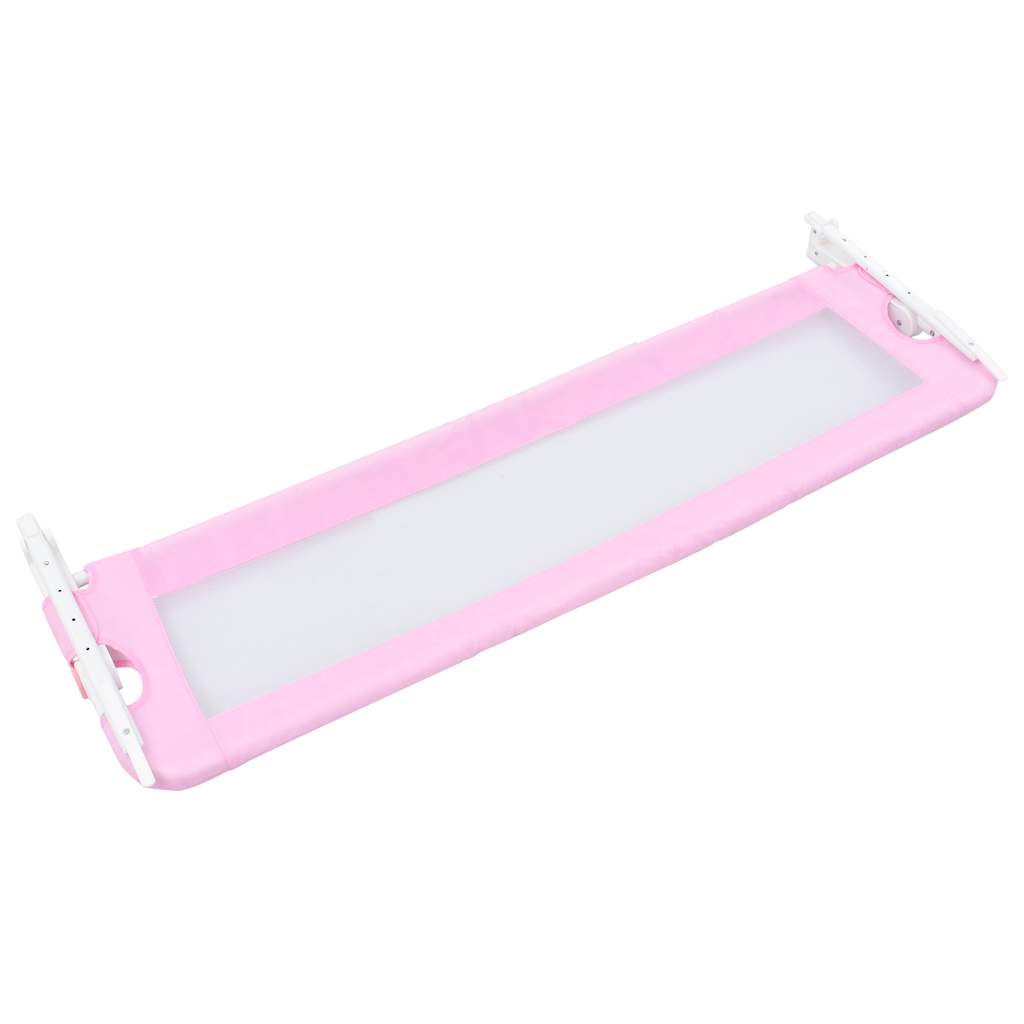 Barra de segurança p/ cama infantil 120x42cm poliéster rosa - Image 3