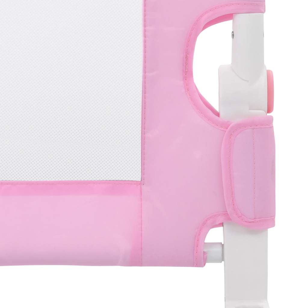 Barra de segurança p/ cama infantil 120x42cm poliéster rosa - Image 4