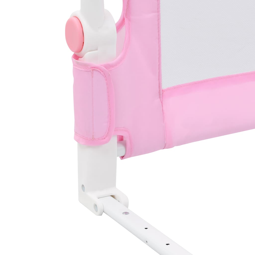 Barra de segurança p/ cama infantil 120x42cm poliéster rosa - Image 5