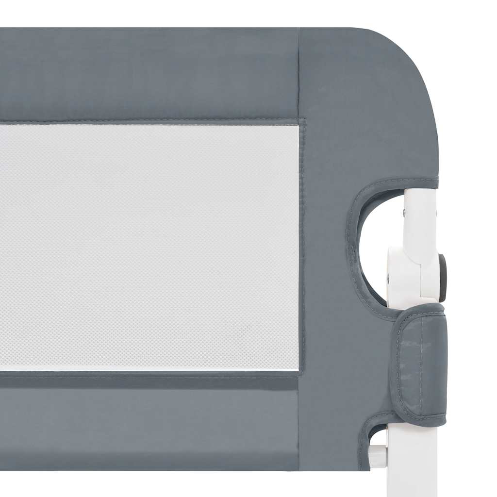 Barra de segurança p/ cama infantil 120x42cm poliéster cinzento - Image 4