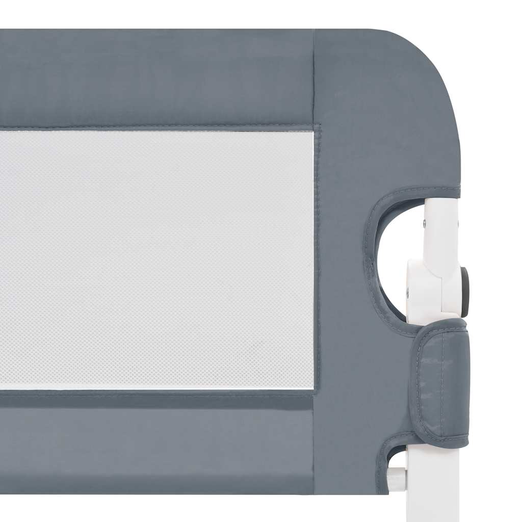Barra de segurança p/ cama infantil 180x42cm poliéster cinzento - Image 4