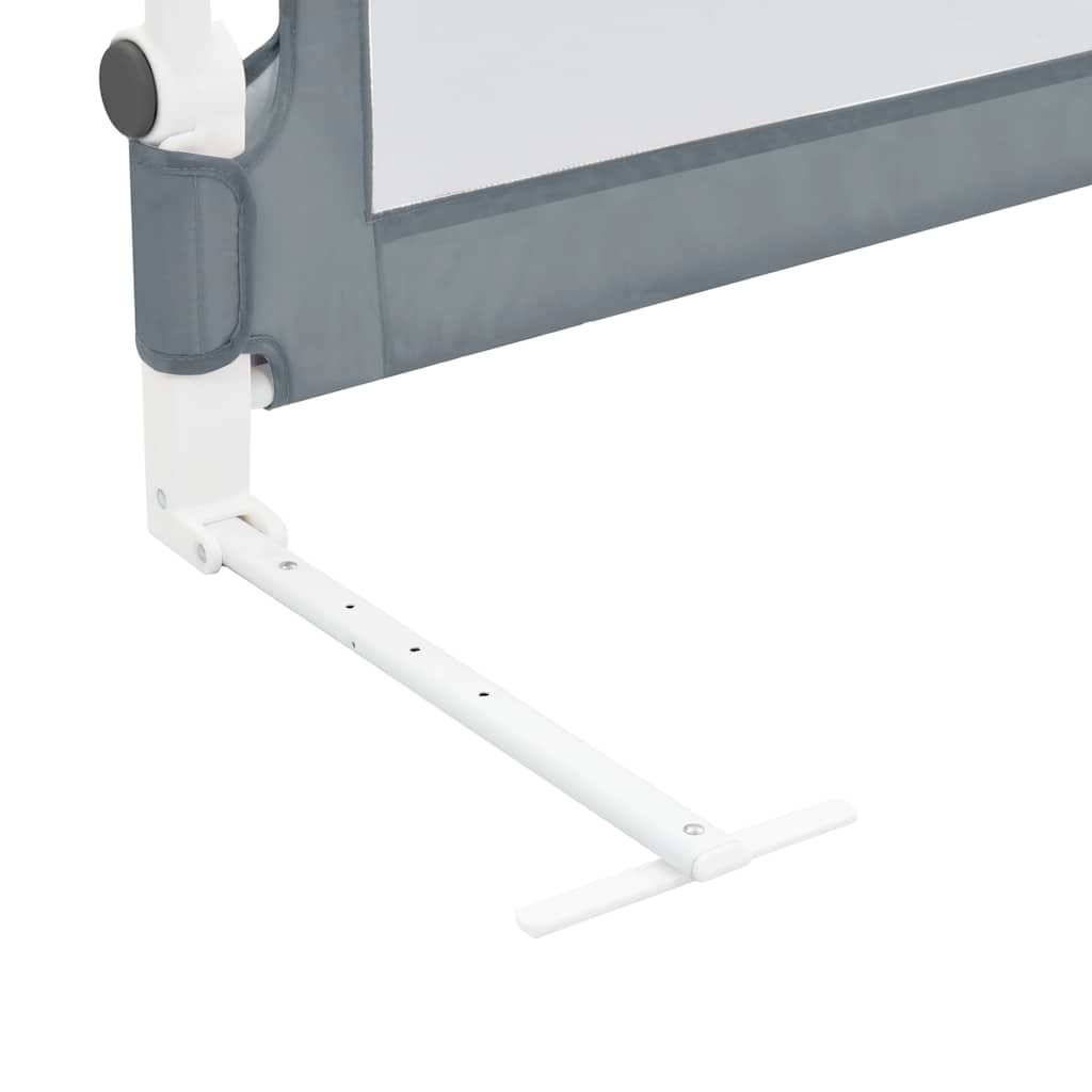 Barra de segurança p/ cama infantil 180x42cm poliéster cinzento - Image 5
